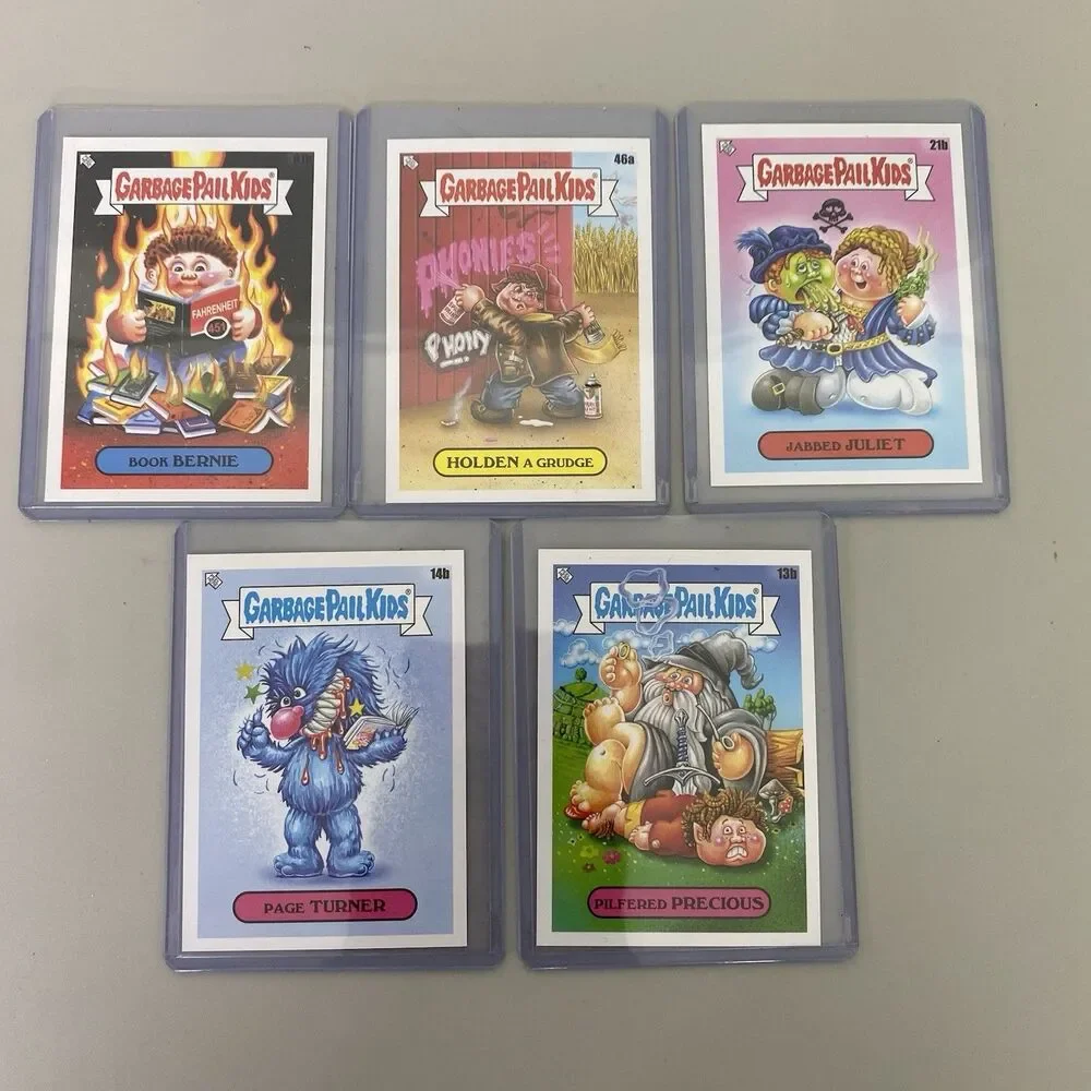 Topps Garbage Pail Kids Lot of 25 Trading Cards Green Border Variants GPK